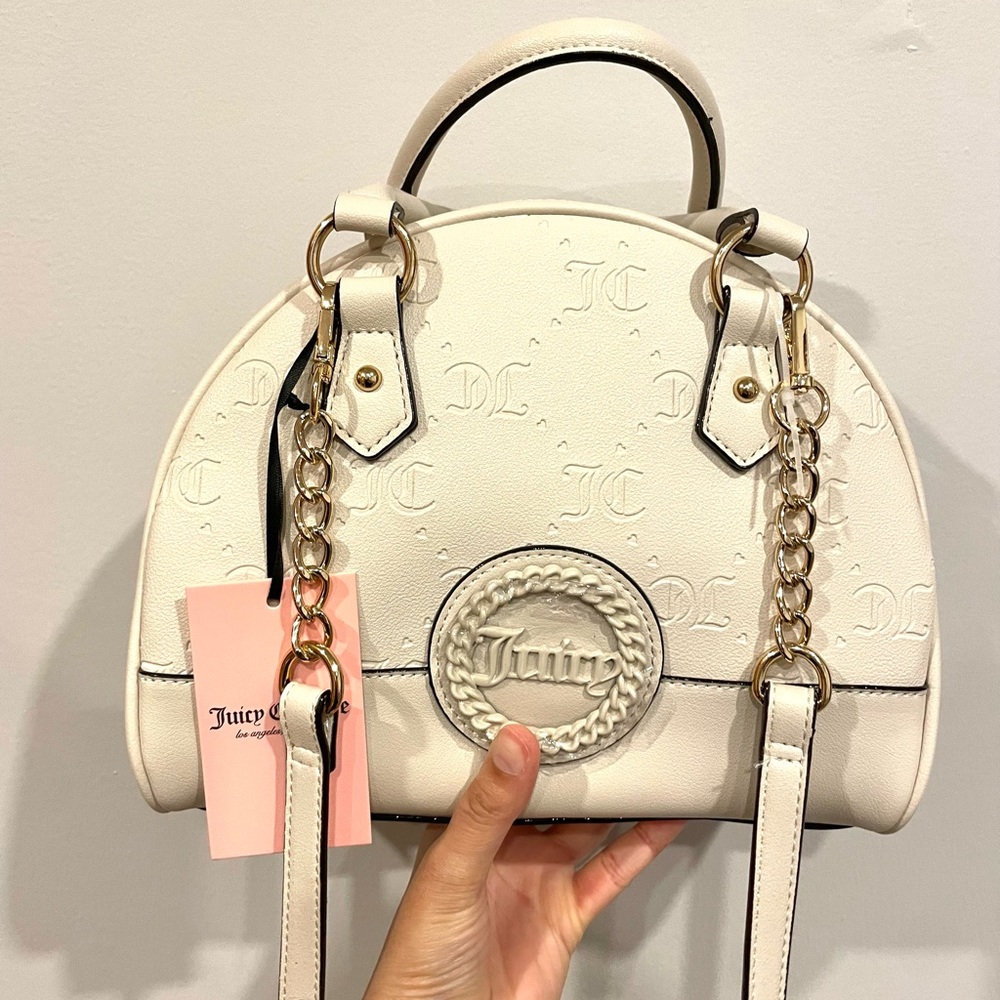 Beige Juicy Couture Bowler Bag